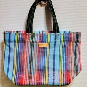 Consuela Multicolor Striped Mini Grab And Go Tote Bag